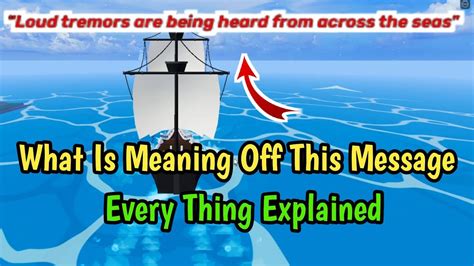 loud tremors are being heard across the seas blox fruit|Loud Tremors are being heard across the seas. .